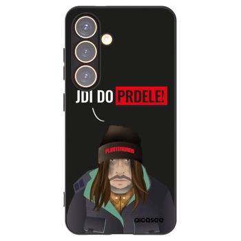 Picasee husă neagră din silicon pentru Samsung Galaxy S24 S921B 5G - Bezďák