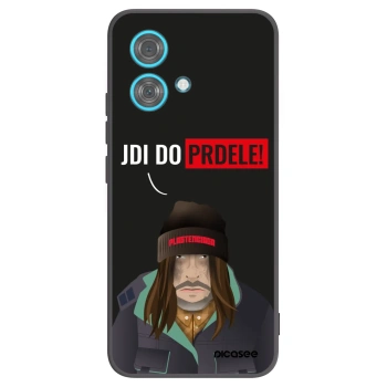 Picasee husă neagră din silicon pentru Motorola Edge 40 Neo - Bezďák