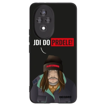 Picasee husă neagră din silicon pentru Honor 200 5G - Bezďák