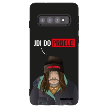 Picasee husă neagră din silicon pentru Samsung Galaxy S10 G973 - Bezďák