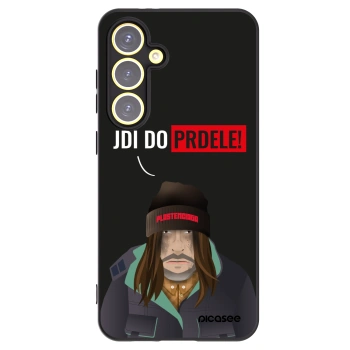 Picasee husă neagră din silicon pentru Samsung Galaxy S24 FE S721B - Bezďák