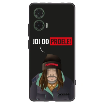 Picasee husă neagră din silicon pentru Motorola Moto G35 5G - Bezďák