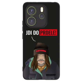 Picasee husă neagră din silicon pentru Xiaomi Redmi Note 14 4G - Bezďák