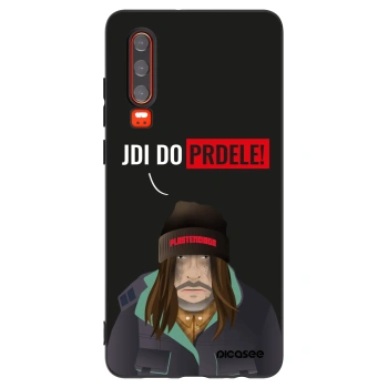 Picasee husă neagră din silicon pentru Huawei P30 - Bezďák
