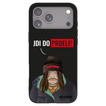 Picasee husă neagră din silicon pentru Apple iPhone 17 Pro Max - Bezďák