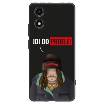 Picasee husă neagră din silicon pentru Motorola Moto E14 - Bezďák