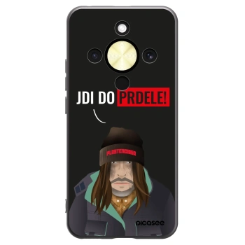 Picasee husă neagră din silicon pentru Honor Magic8 Lite 5G - Bezďák