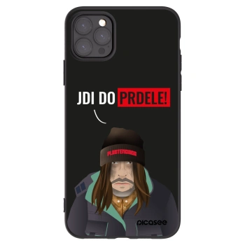 Picasee husă neagră din silicon pentru Apple iPhone 11 Pro Max - Bezďák