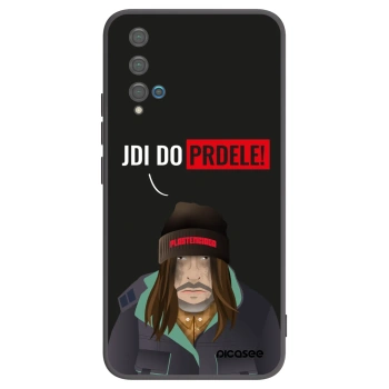 Picasee husă neagră din silicon pentru Huawei Nova 5T - Bezďák