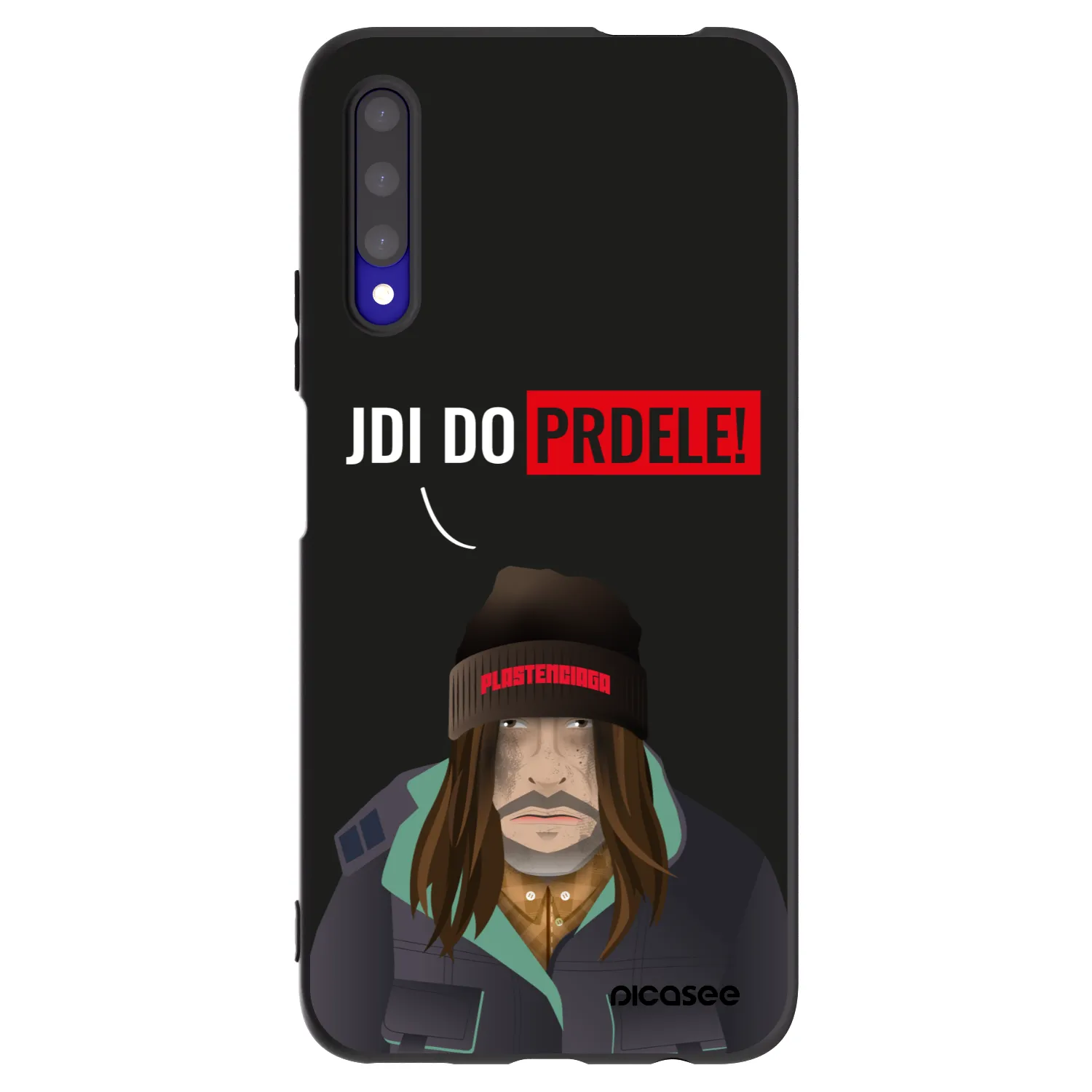 Picasee husă neagră din silicon pentru Honor 9X Pro - Bezďák