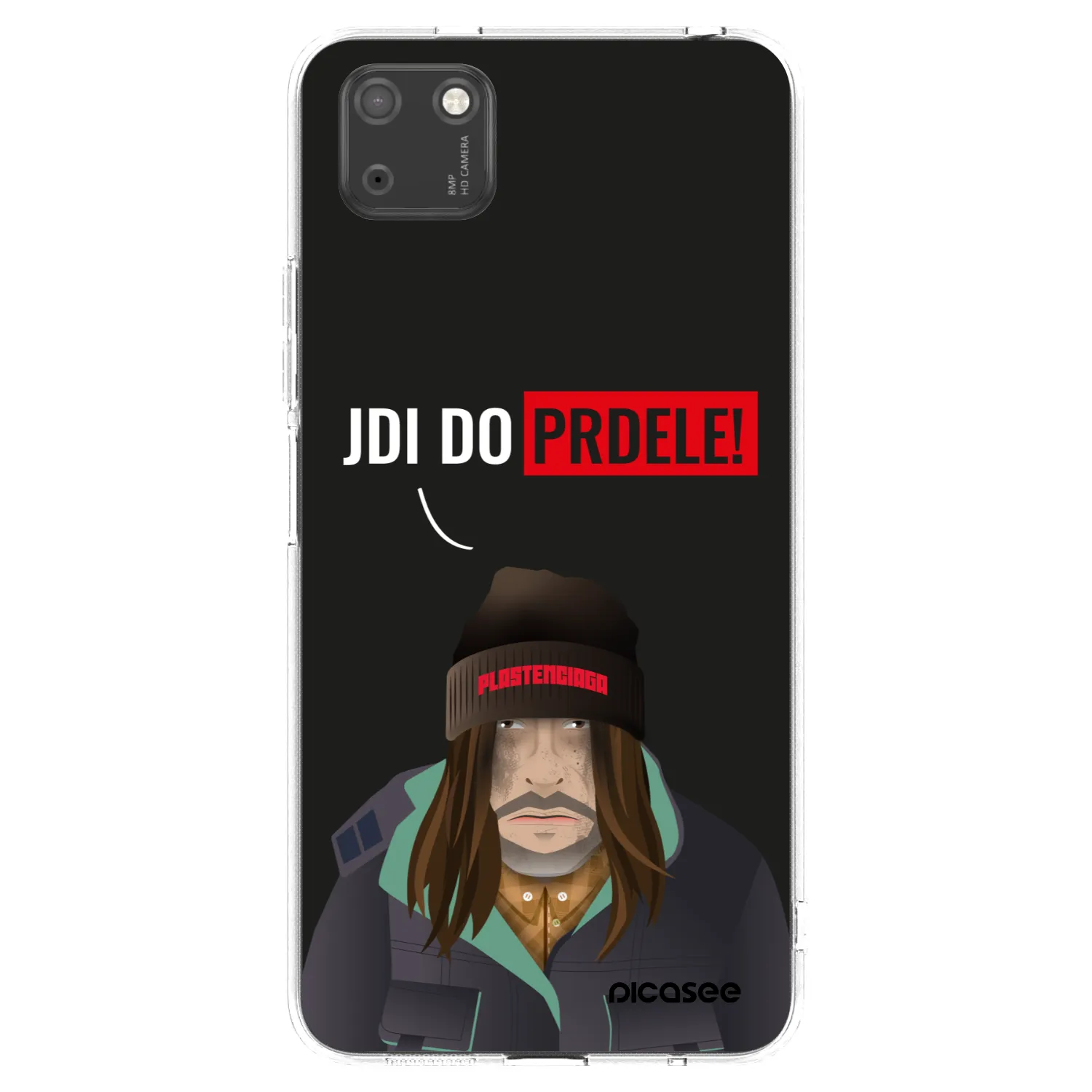 Picasee husă transparentă din silicon pentru Huawei Y5P - Bezďák