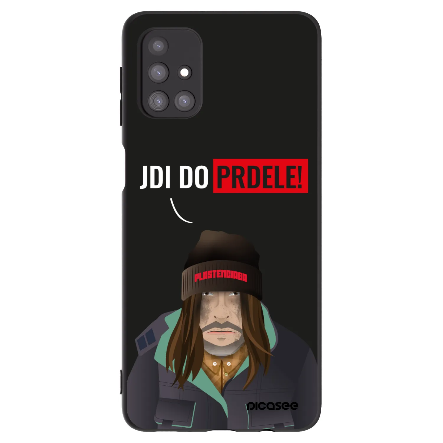 Picasee husă neagră din silicon pentru Samsung Galaxy M31s - Bezďák