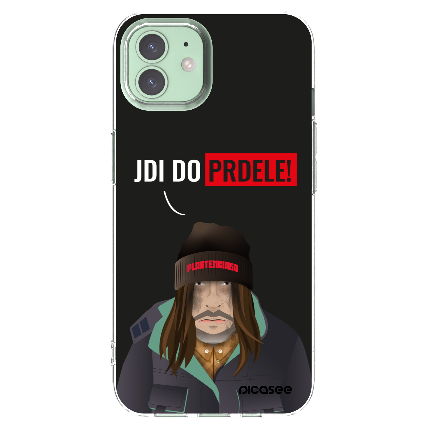 Picasee husă transparentă din silicon pentru Apple iPhone 12 Pro - Bezďák