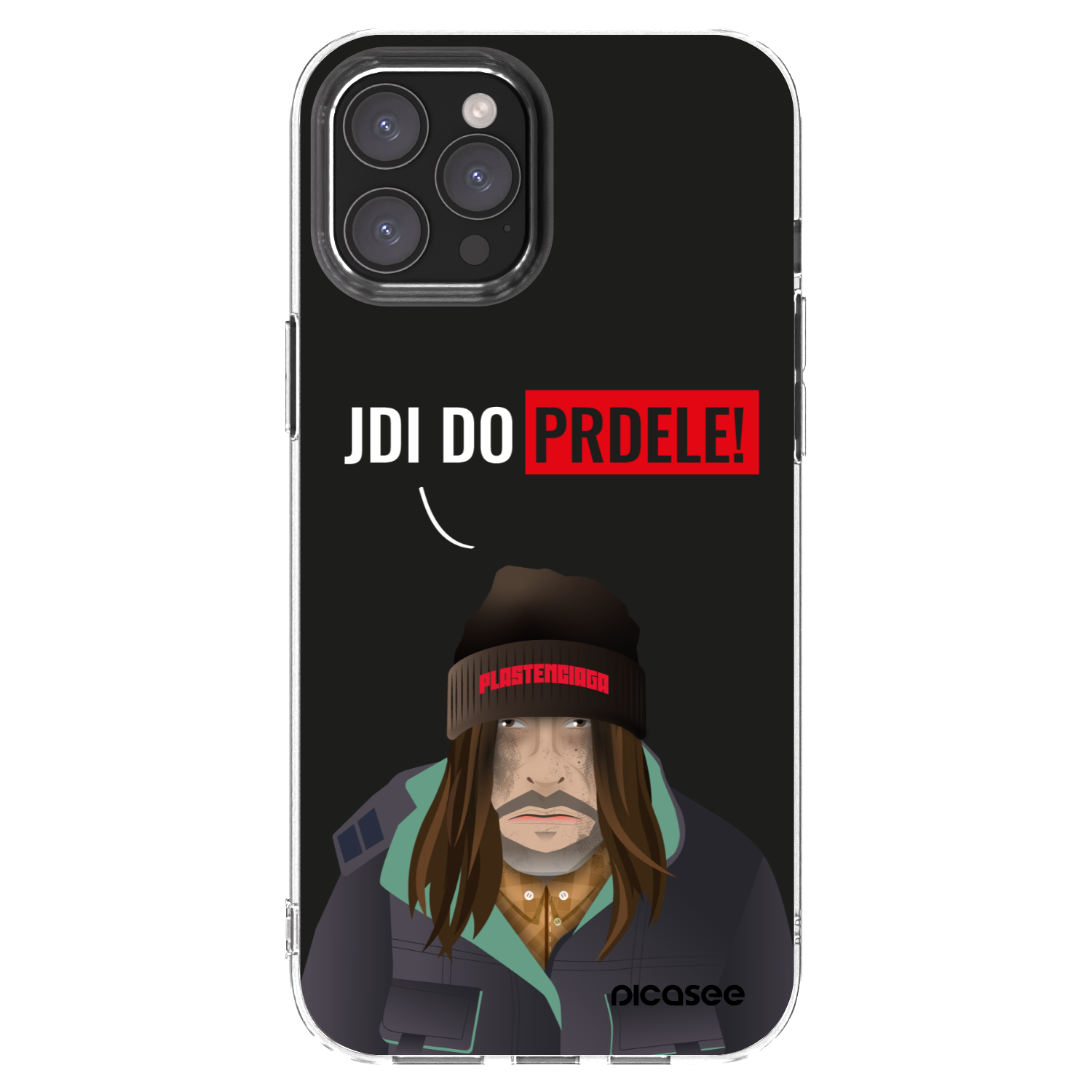 Picasee husă transparentă din silicon pentru Apple iPhone 12 Pro Max - Bezďák