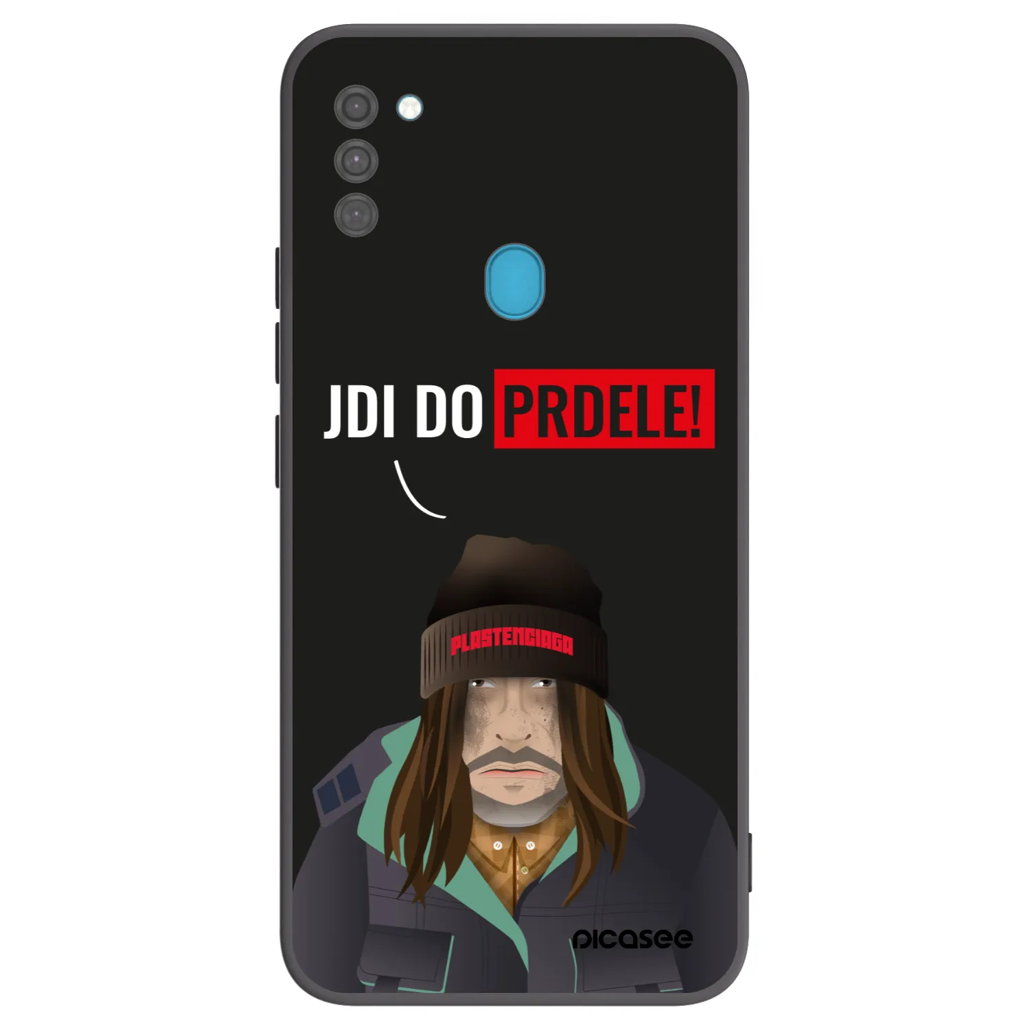 Picasee husă neagră din silicon pentru Samsung Galaxy M11 - Bezďák