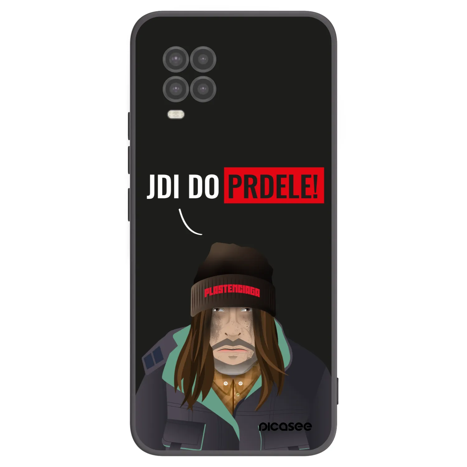 Picasee husă neagră din silicon pentru Xiaomi Mi 10 Lite - Bezďák