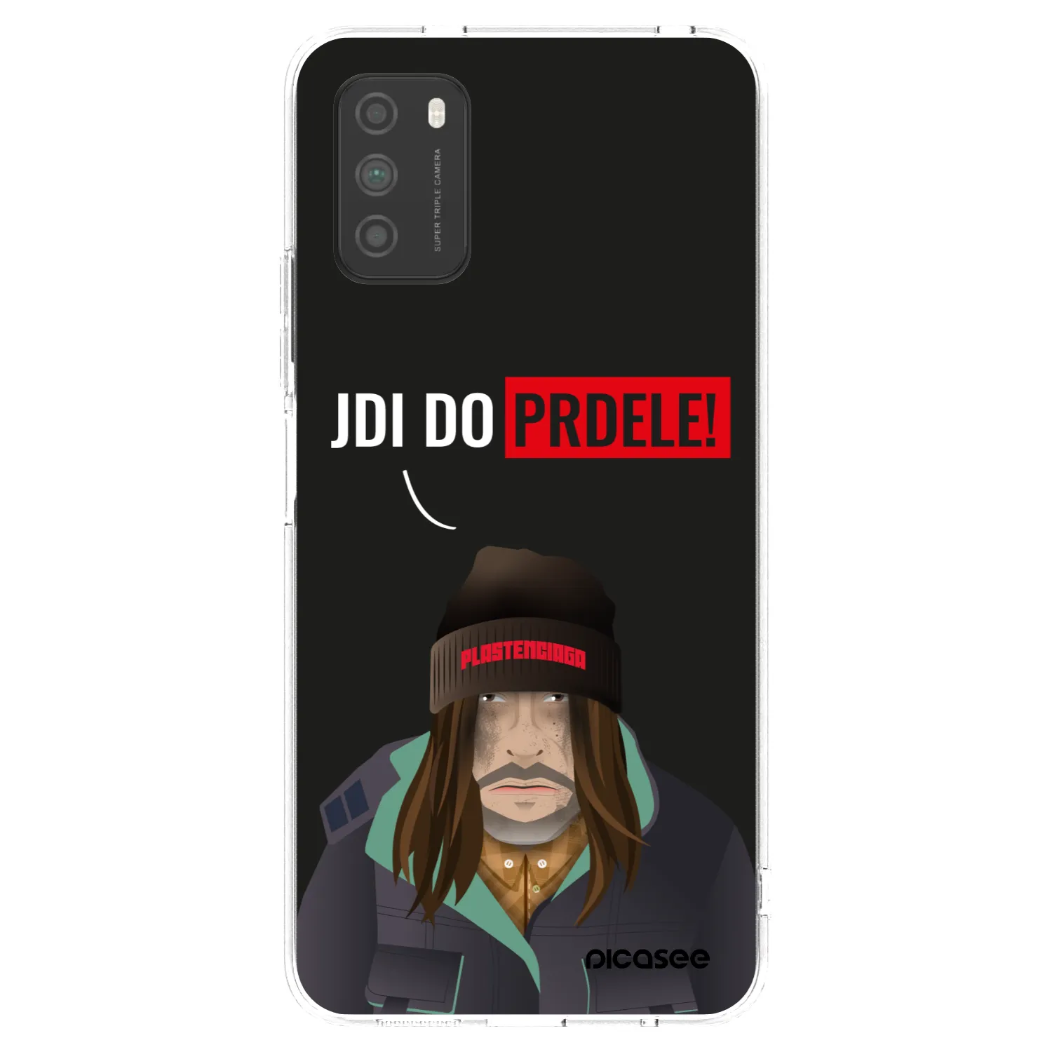 Picasee husă transparentă din silicon pentru Xiaomi Poco M3 - Bezďák