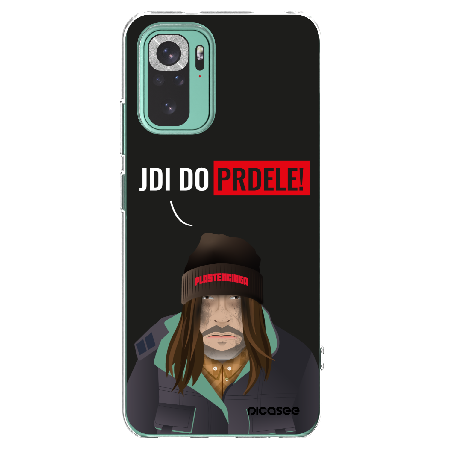 Picasee husă transparentă din silicon pentru Xiaomi Redmi Note 10 Pro - Bezďák