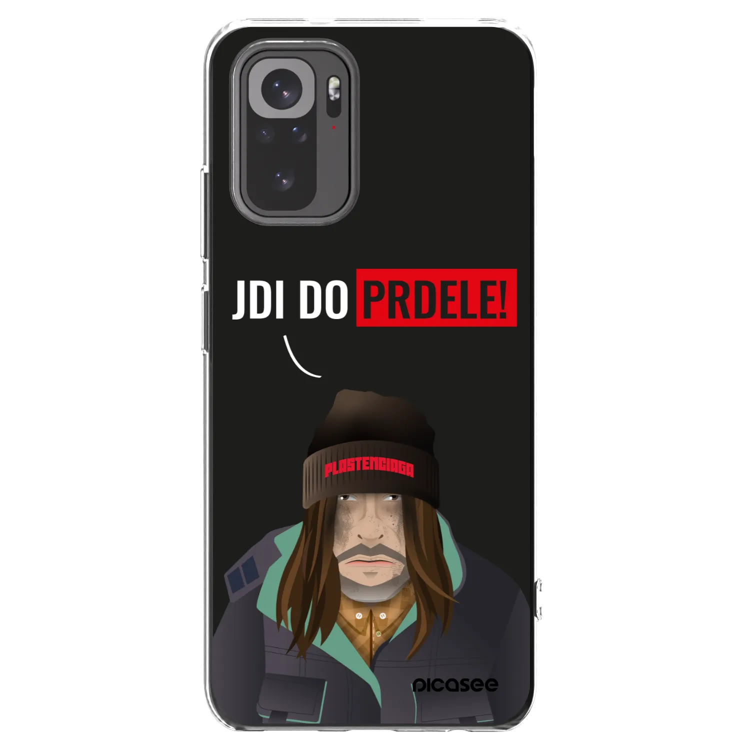 Picasee husă transparentă din silicon pentru Xiaomi Redmi Note 10S - Bezďák
