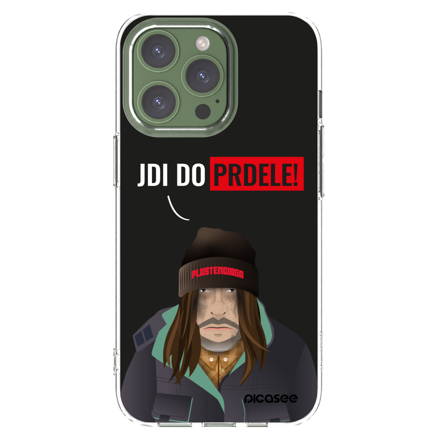 Picasee husă transparentă din silicon pentru Apple iPhone 13 Pro - Bezďák