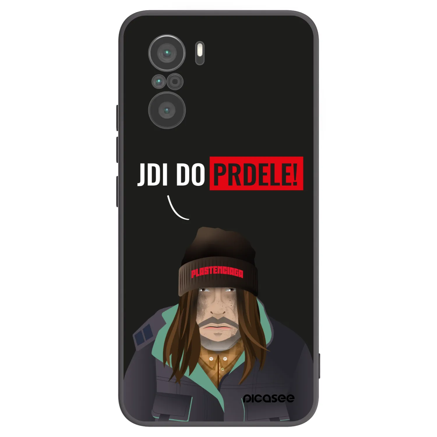 Picasee husă neagră din silicon pentru Xiaomi Poco F3 - Bezďák