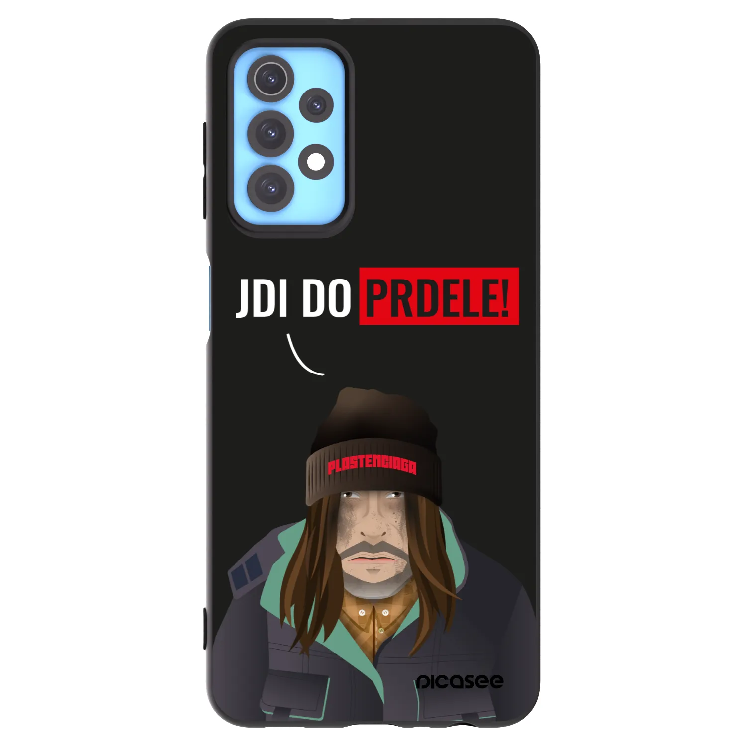 Picasee husă neagră din silicon pentru Samsung Galaxy A32 4G SM-A325F - Bezďák