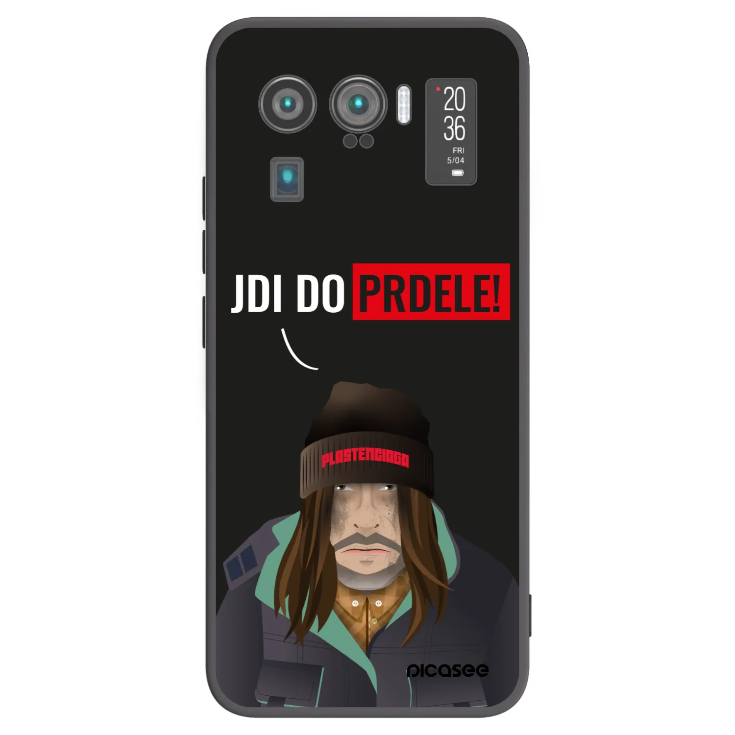 Picasee husă neagră din silicon pentru Xiaomi Mi 11 Ultra - Bezďák