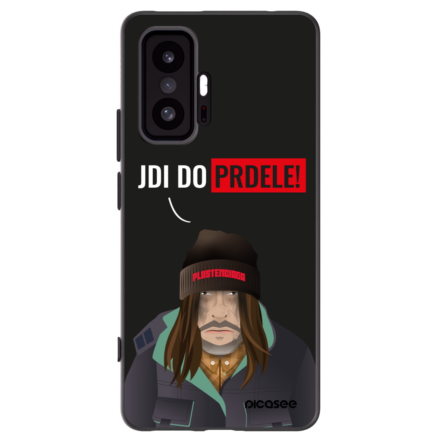 Picasee husă neagră din silicon pentru Xiaomi 11T Pro - Bezďák