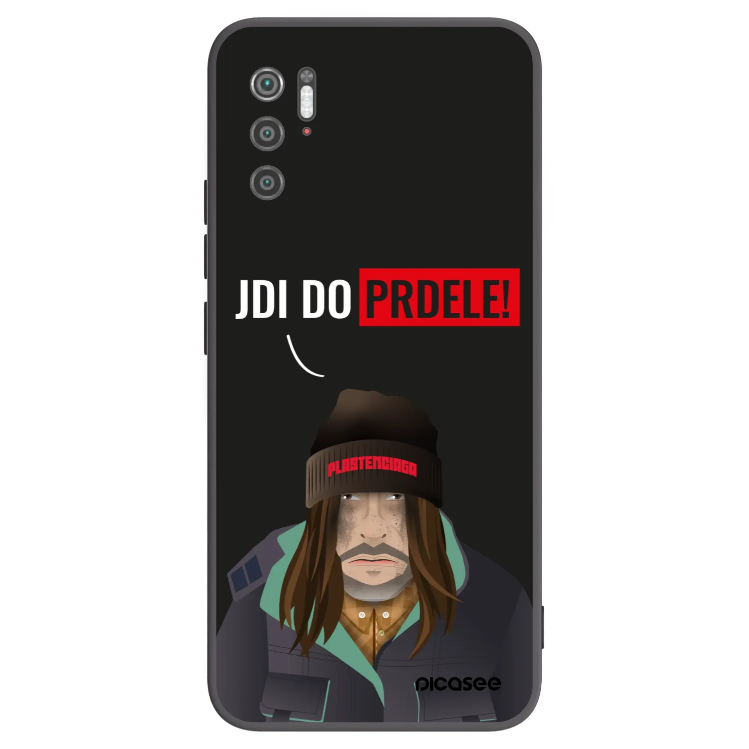 Picasee husă neagră din silicon pentru Xiaomi Poco M3 Pro 5G - Bezďák