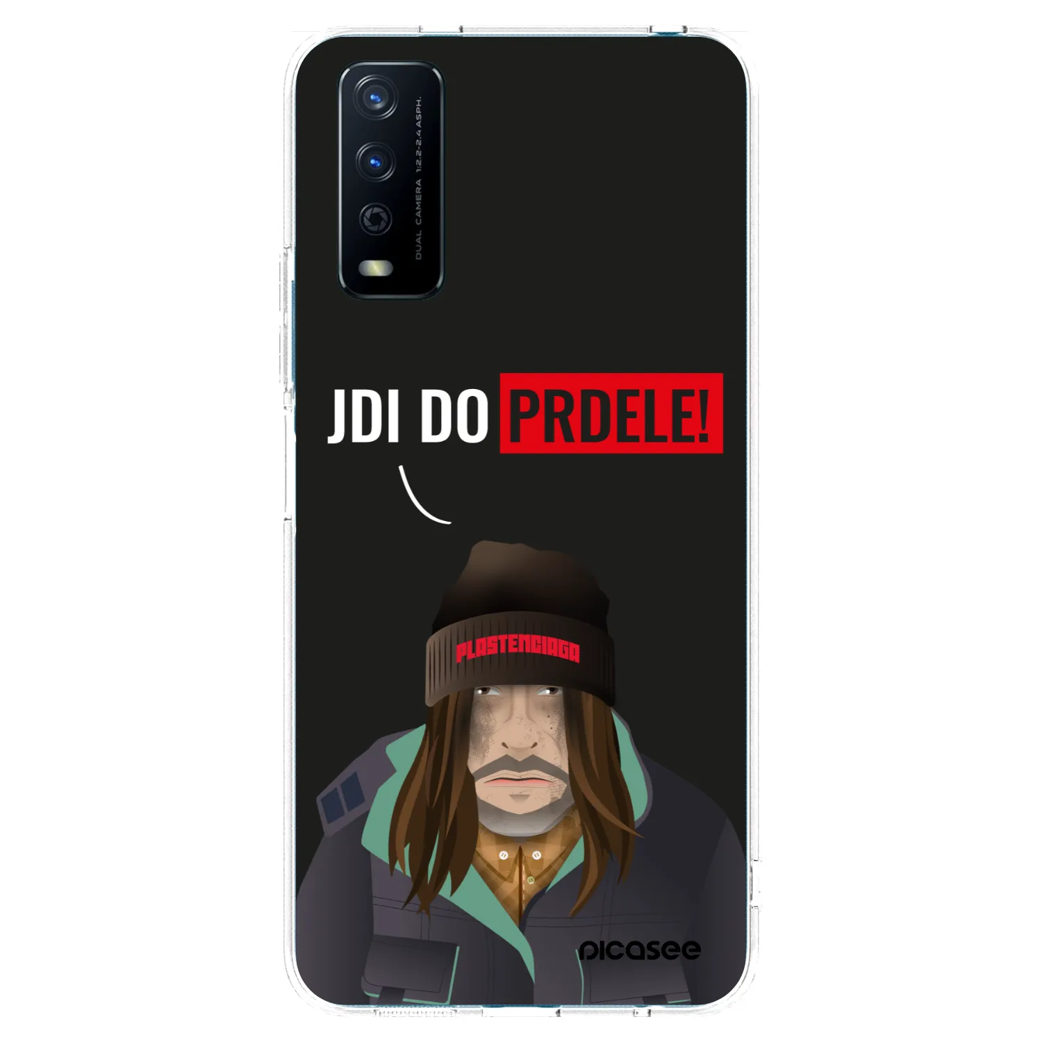 Picasee husă transparentă din silicon pentru Vivo Y11s - Bezďák