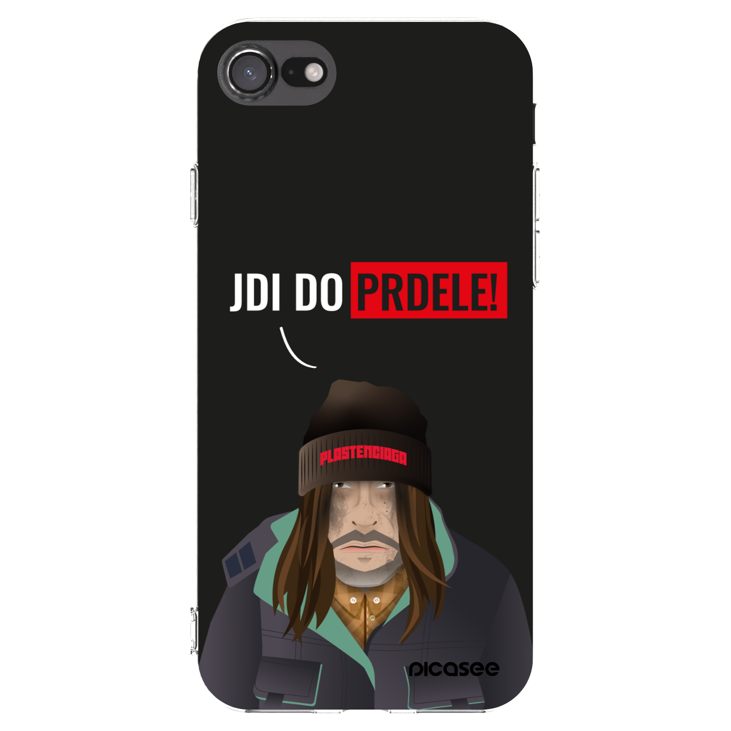 Picasee husă transparentă din silicon pentru Apple iPhone SE 2022 - Bezďák