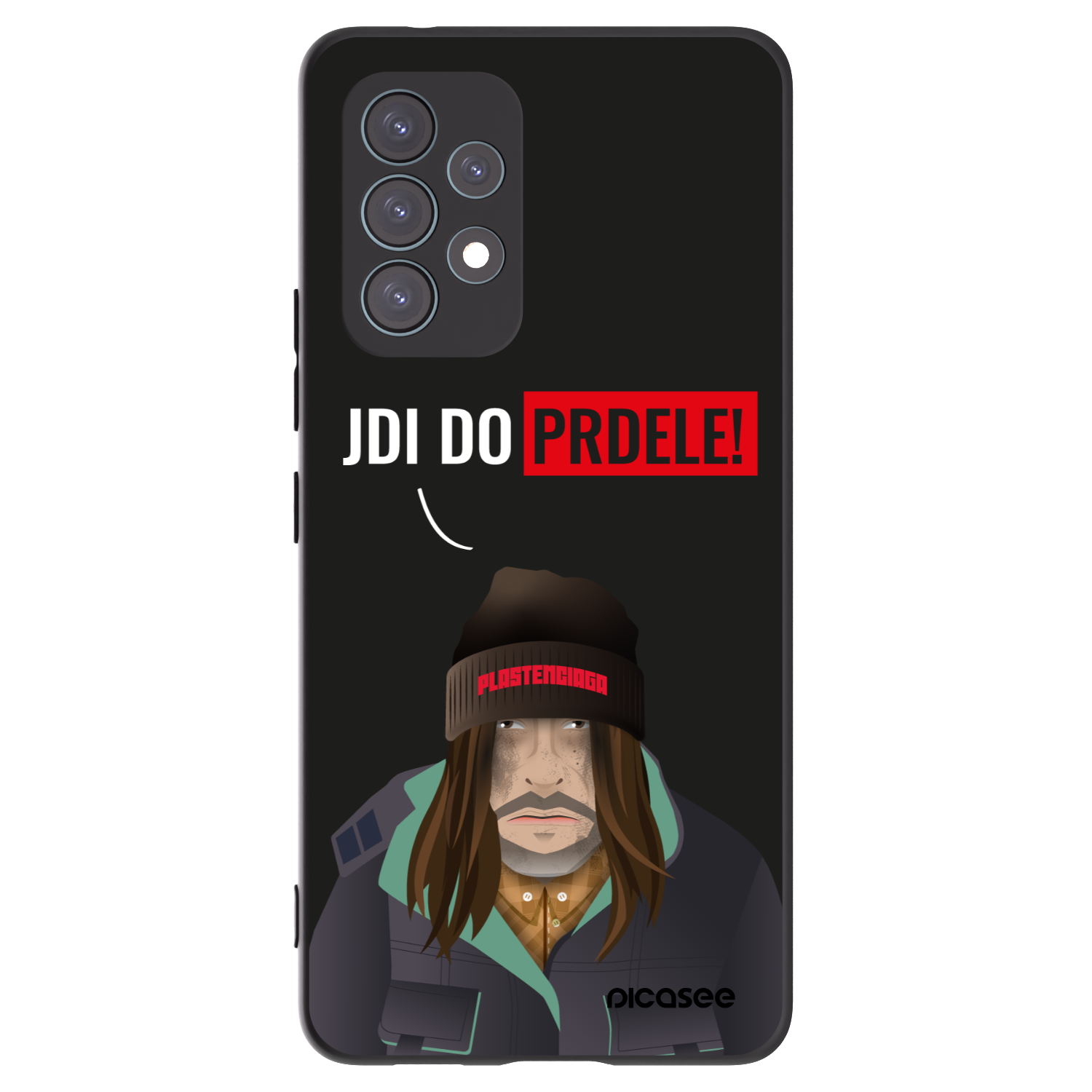 Picasee husă neagră din silicon pentru Samsung Galaxy A53 5G A536 - Bezďák
