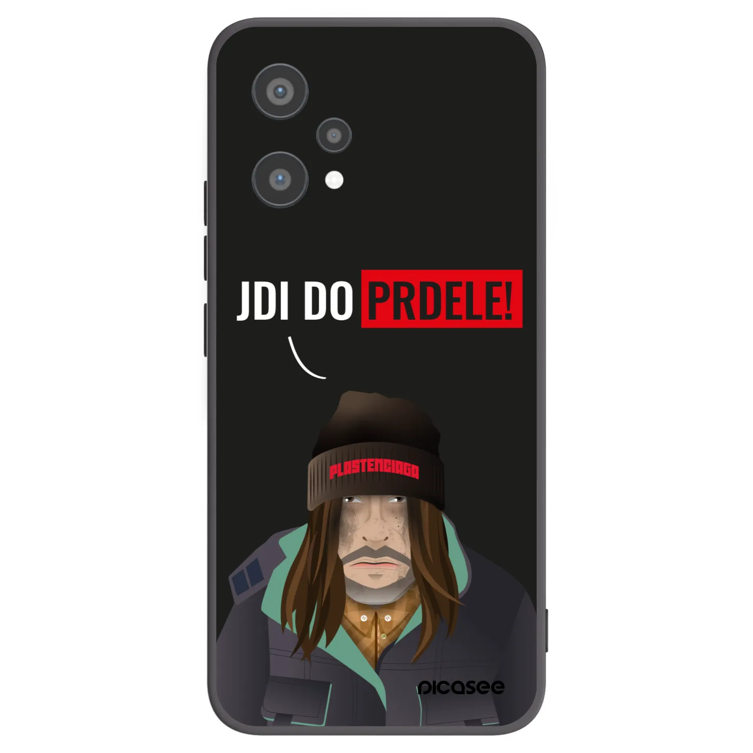 Picasee husă neagră din silicon pentru Realme 9 Pro 5G - Bezďák