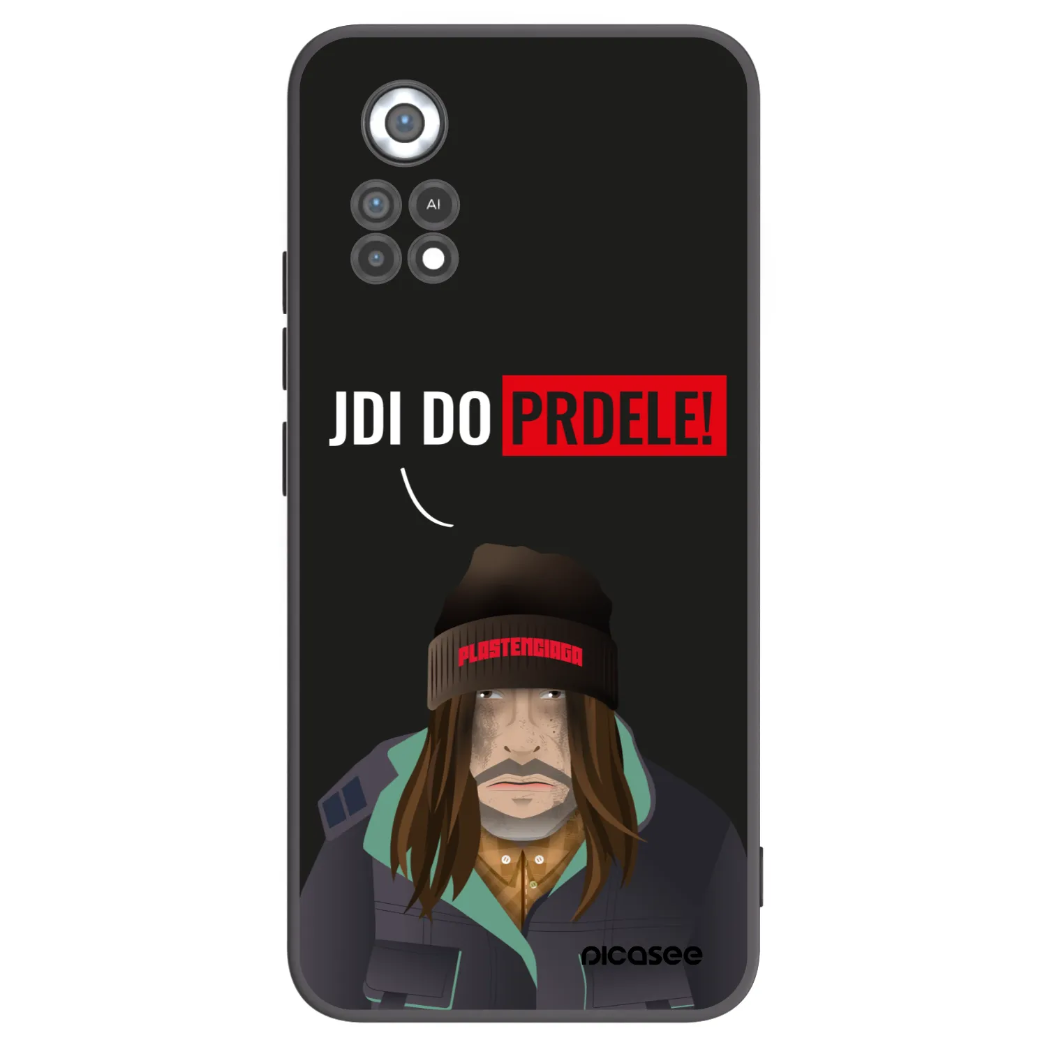 Picasee husă neagră din silicon pentru Xiaomi Poco X4 Pro 5G - Bezďák