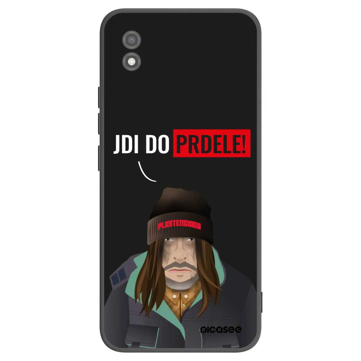 Picasee husă neagră din silicon pentru Realme C11 (2021) - Bezďák