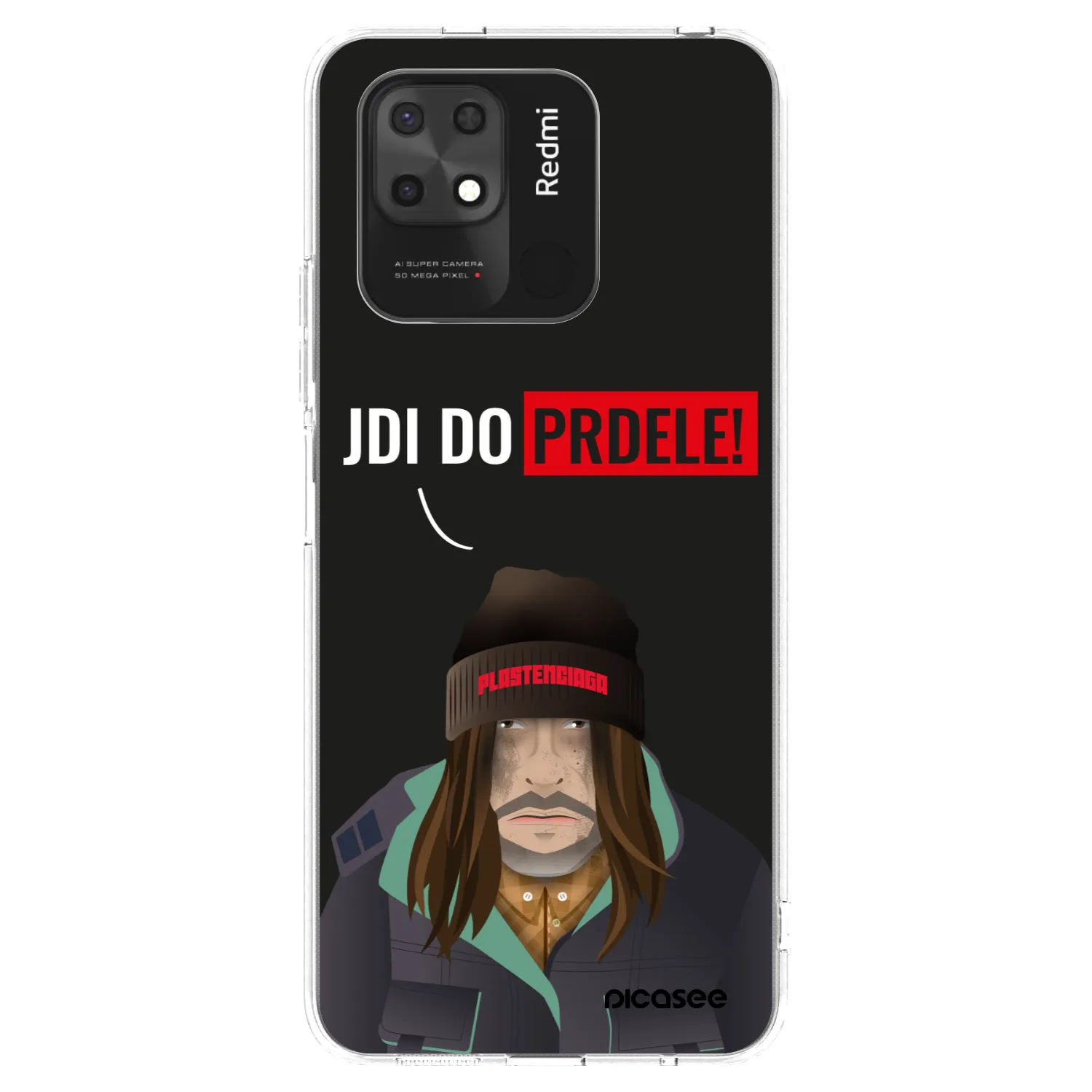 Picasee husă transparentă din silicon pentru Xiaomi Redmi 10C - Bezďák