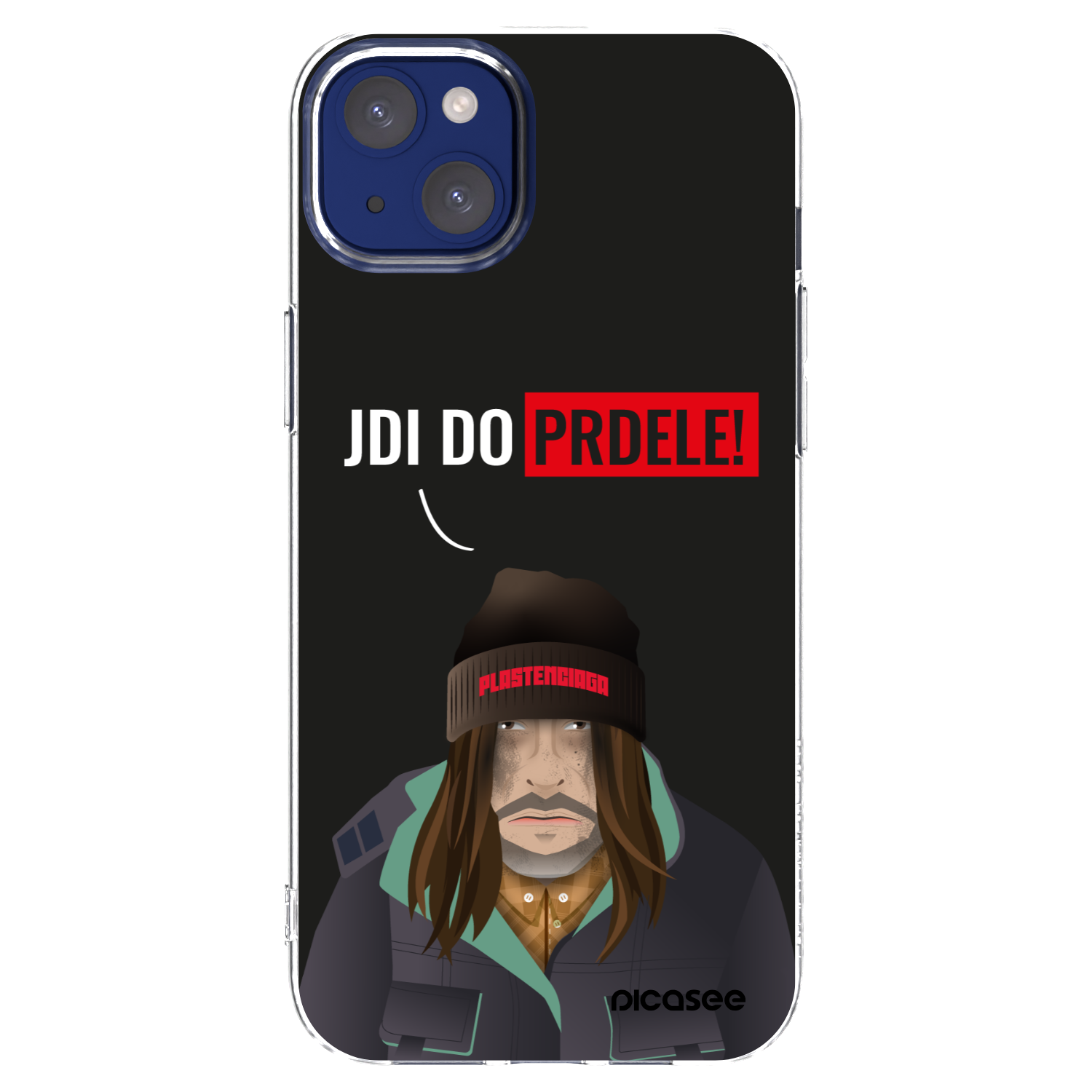 Picasee husă transparentă din silicon pentru Apple iPhone 14 Plus - Bezďák