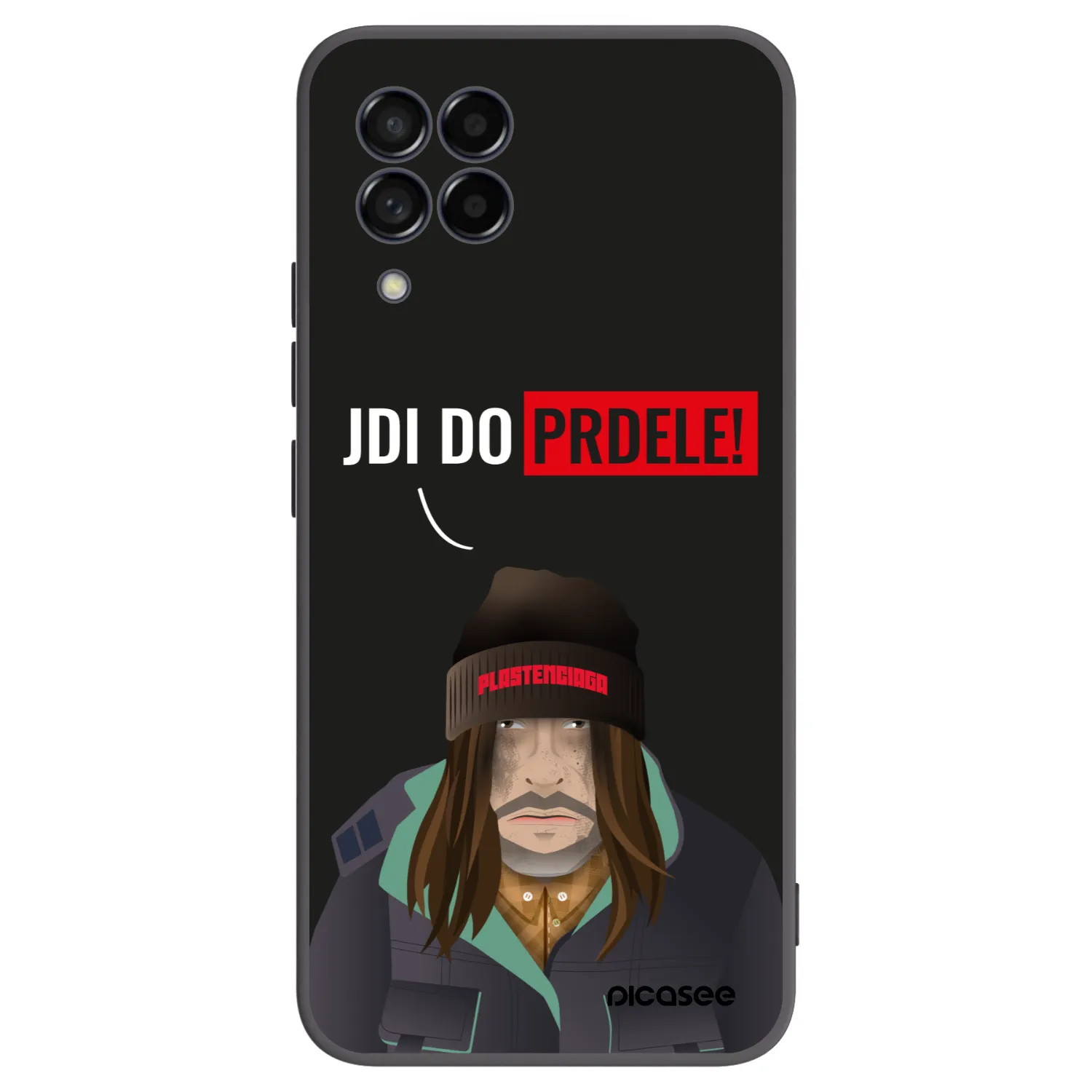 Picasee husă neagră din silicon pentru Samsung Galaxy M53 5G - Bezďák