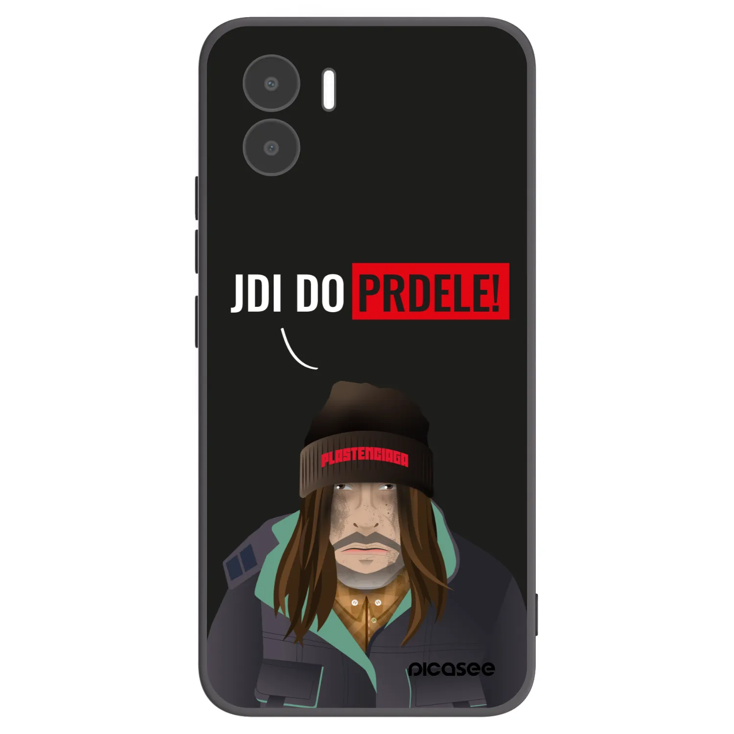 Picasee husă neagră din silicon pentru Xiaomi Redmi A1 - Bezďák