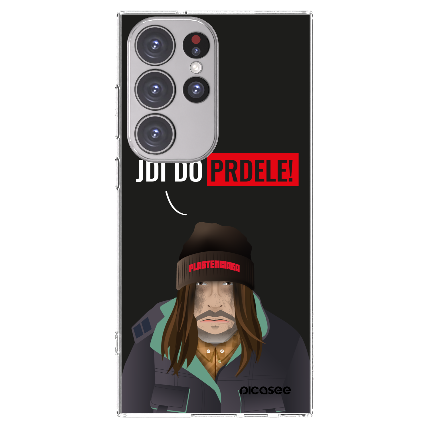 Picasee husă transparentă din silicon pentru Samsung Galaxy S23 Ultra 5G - Bezďák