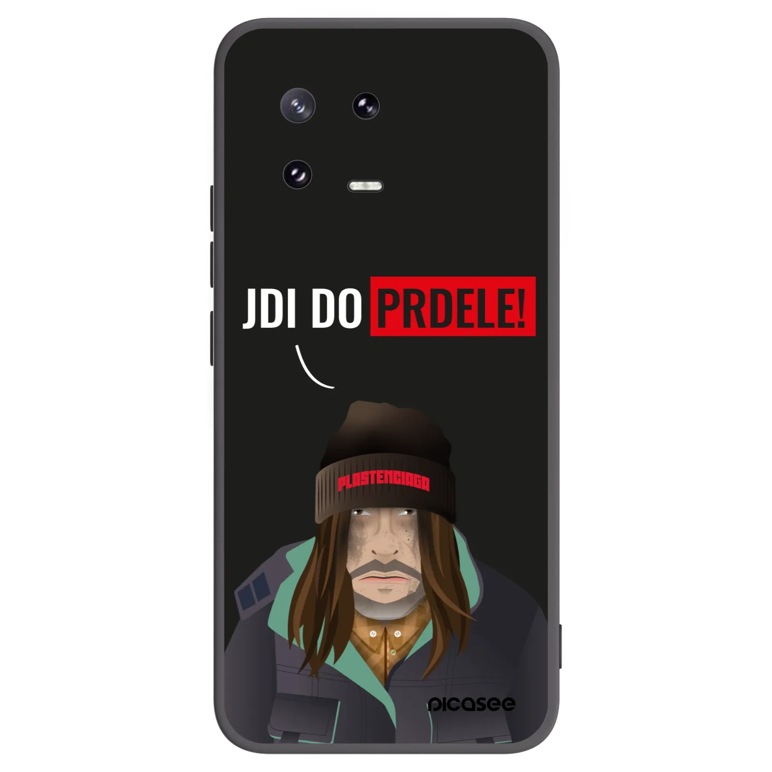 Picasee husă neagră din silicon pentru Xiaomi 13 Pro - Bezďák