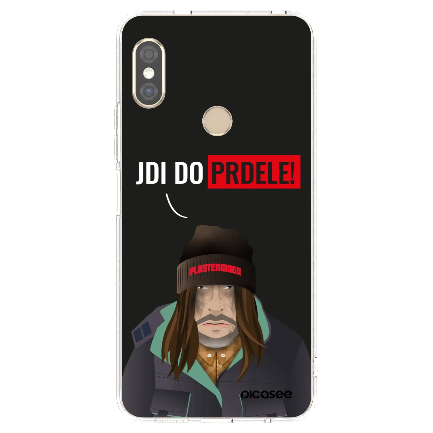 Picasee husă transparentă din silicon pentru Xiaomi Redmi Note 5 Global - Bezďák