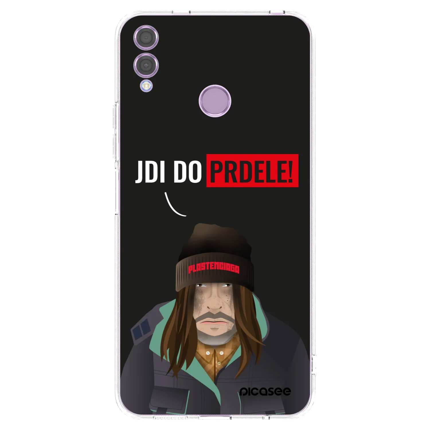 Picasee husă transparentă din silicon pentru Honor 8X - Bezďák