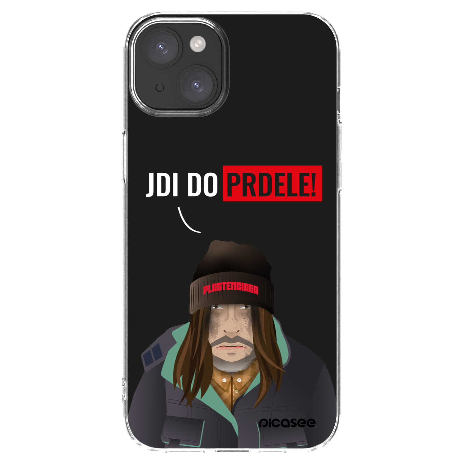 Picasee husă transparentă din silicon pentru Apple iPhone 15 Plus - Bezďák