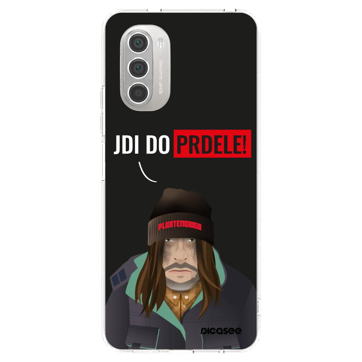 Picasee husă transparentă din silicon pentru Motorola Moto G51 - Bezďák