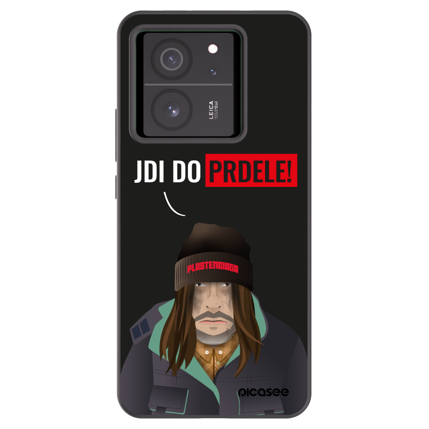 Picasee husă neagră din silicon pentru Xiaomi 13T - Bezďák