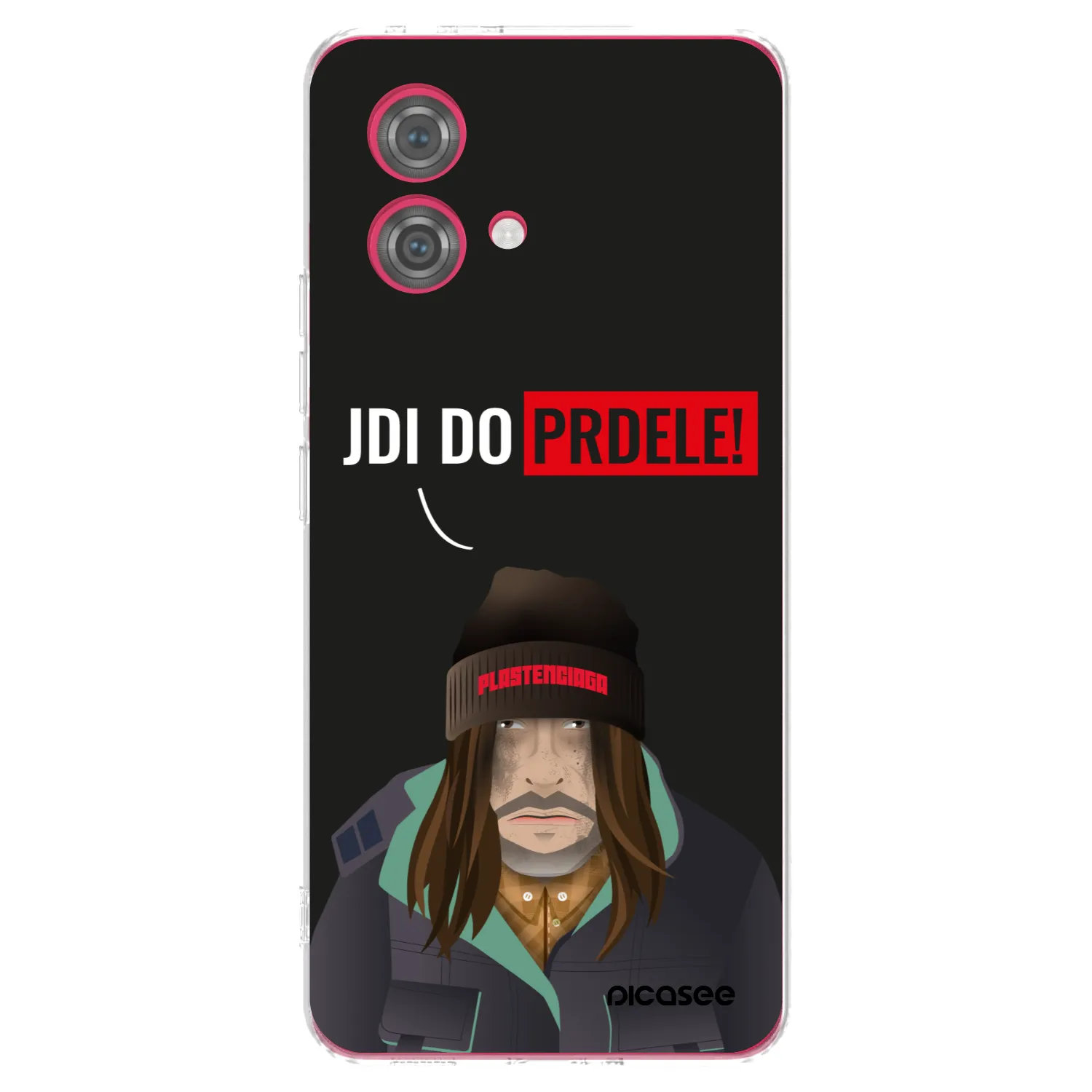 Picasee husă transparentă din silicon pentru Motorola Moto G84 5G - Bezďák