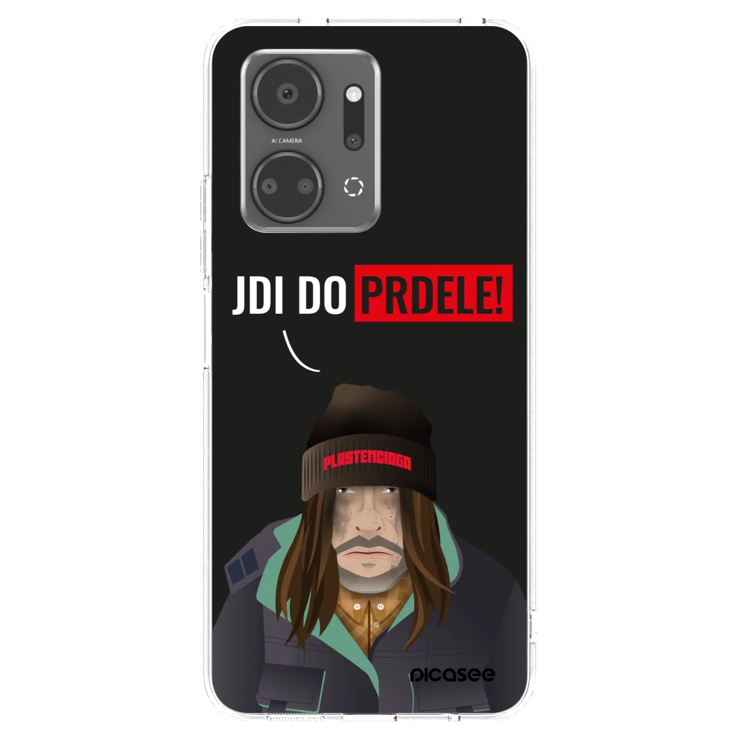 Picasee husă transparentă din silicon pentru Honor X7a - Bezďák