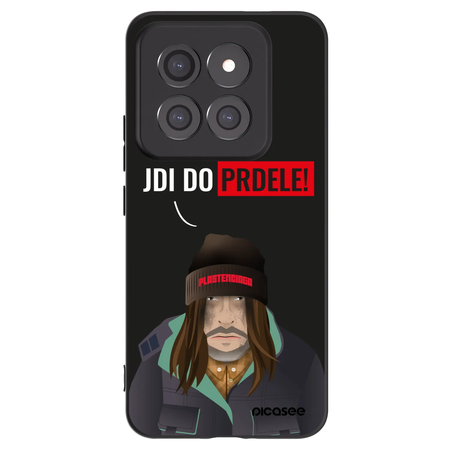 Picasee husă neagră din silicon pentru Xiaomi 14 Pro - Bezďák