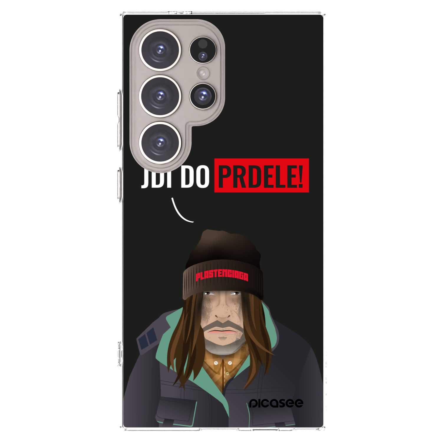 Picasee husă transparentă din silicon pentru Samsung Galaxy S24 Ultra S928B 5G - Bezďák